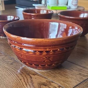 Vtg Marcrest 8" diameter serving bowl